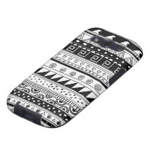 Black and white Tribal pattern Galaxy SIII Cover