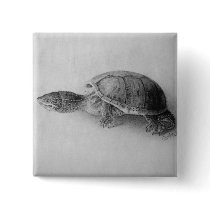 Black and White Turtle Buttons