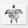 black-and-white-turtle mousepad