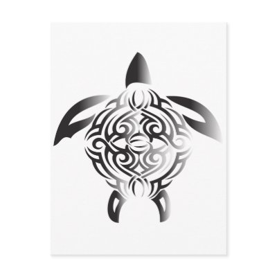 black-and-white-turtle post cards by Deepsy