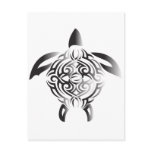black-and-white-turtle postcards