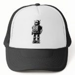 Black and White Vintage Robot