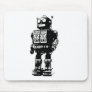 Black and White Vintage Robot