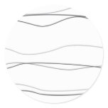 Black and White Waves stickers