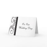 Black and White Wedding Day