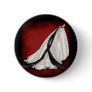 Black and White Wedding Gown Pinback Button