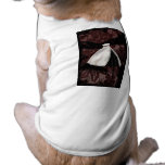 Black and White Wedding Gown Pet Clothing
