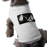 Black and White Wedding Gown Dog Shirt