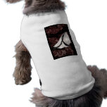 Black and White Wedding Gown Dog Tee Shirt