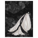 Black and White Wedding Gown Full Color Flyer