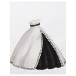 Black and White Wedding Gown flyers
