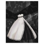 Black and White Wedding Gown flyers