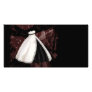 Black and White Wedding Gown Photo Cards