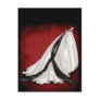 Black and White Wedding Gown Postcards