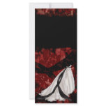 Black and White Wedding Gown rack cards