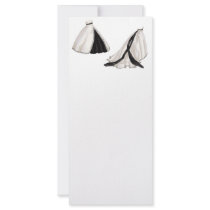 Black and White Wedding Gown Personalized Rack Card
