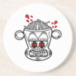 Black and white zombie monkey