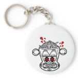 Black and white zombie monkey