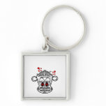 Black and white zombie monkey