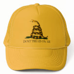 Black and Yellow Gadsden Flag, Don't Tread on Me! Trucker Hat