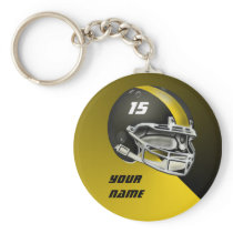 Black and Yellow Gold Football Helmet