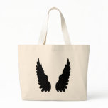 black angel wings bag