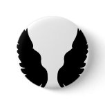 black angel wings pins