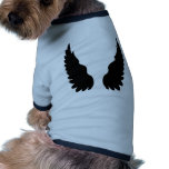 black angel wings dog clothing