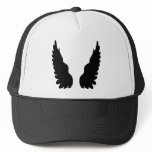 black angel wings mesh hats