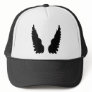 black angel wings mesh hats