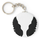 black angel wings keychains