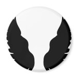 black angel wings magnets