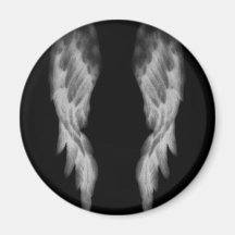 Black Angel Wings Magnets