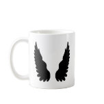 black angel wings coffee mugs