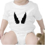 black angel wings romper