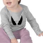black angel wings t shirt