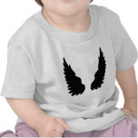 black angel wings tshirt