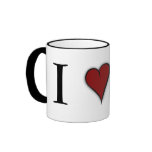 Black Angus Beef  - I love heart design mugs