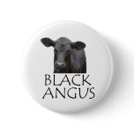 Black Angus Cow buttons
