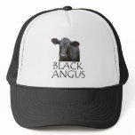 Black Angus Cow Trucker Hat