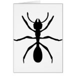 black ant greeting card