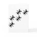 black ant trail greeting card