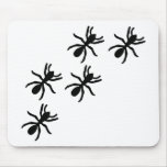black ant trail mouse mats
