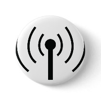 black antenna icon pins