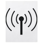 black antenna icon flyers