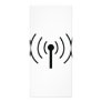 black antenna icon rack card design
