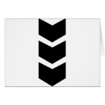 black arrow down greeting cards