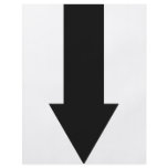 black arrow down icon flyers