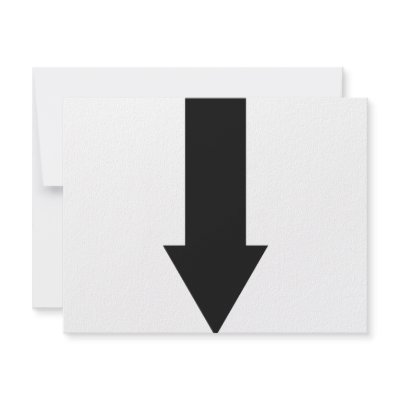 black arrow down icon announcements by TomaniacLines