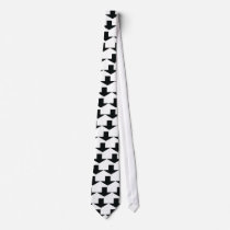 black arrow down ties